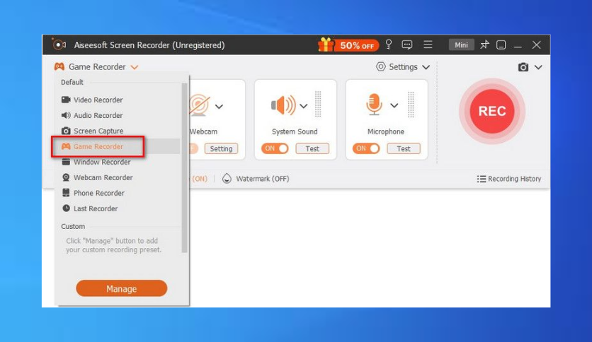 Aiseesoft Screen Recorder