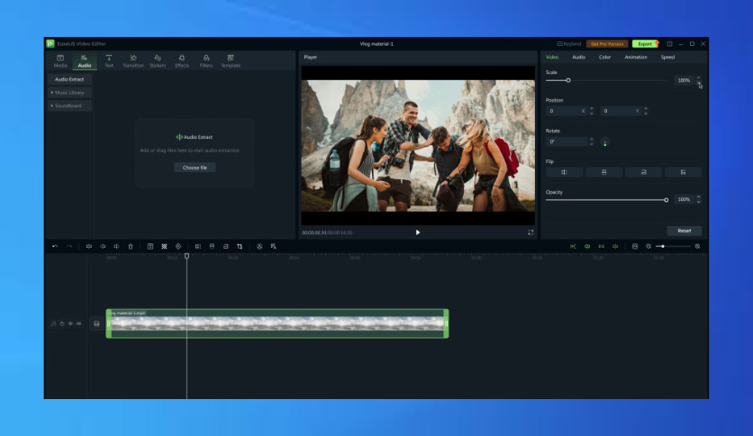 EaseUS Video Editor Pro
